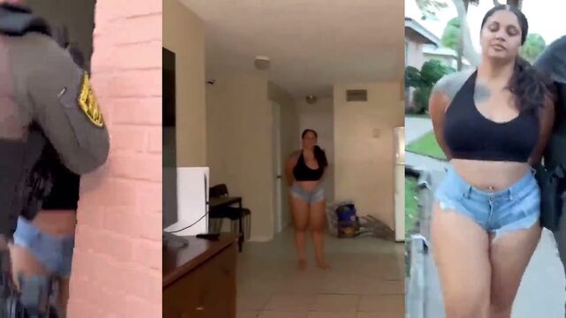 Thick girl shakes her fat ass in hot panties