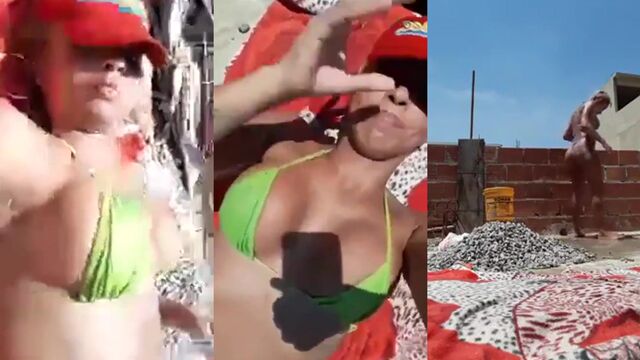 A man fucked his hot Brazilian girlfriend with huge ass