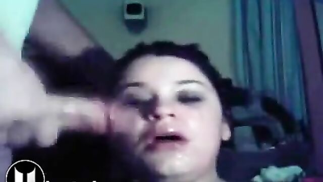 The pretty woman is exposed and forced to suck dick
