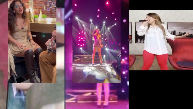 Brazilian singer Safada pays tribute to a famous TV presenter in a steamy scene