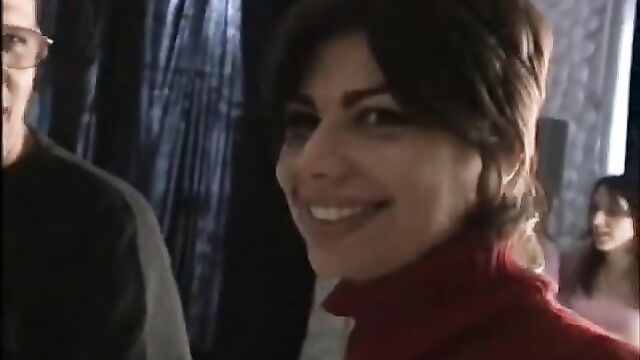 Latin model Catherine Fulop gets fucked on TV by horny guys