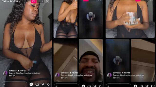A sexy big ass twerks in the shower