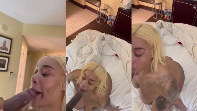 Finesse2Tymes's sloppy blowjob scene gets leaked on OnlyFans