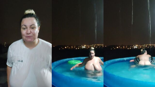 After the party, I took the busty blonde to a motel and we had fun