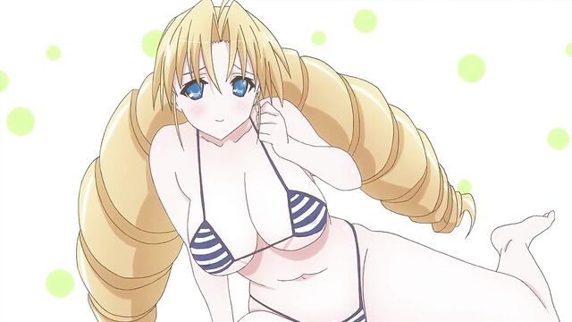 Ecchi anime girls are ready to start their stripshow