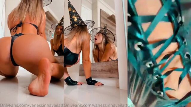 Brazilian Vanessa Vailatti gets naked and twerks on camera