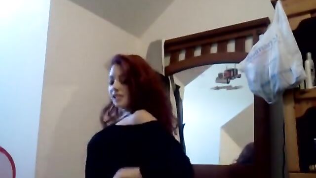 A cute girl is dancing sexy twerk in the shower