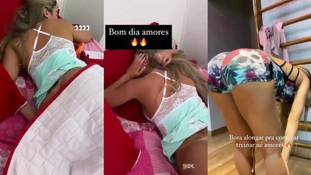 Amanda, a hot Brazilian camgirl, gets fucked during her show