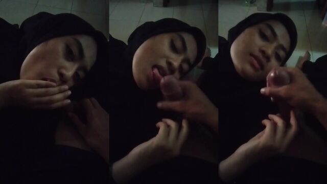 Violet Airis is a sexy hijab wearing Asian who loves to fuck