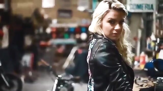 A sexy Latina model from Argentina, Ailen Bechara, in action