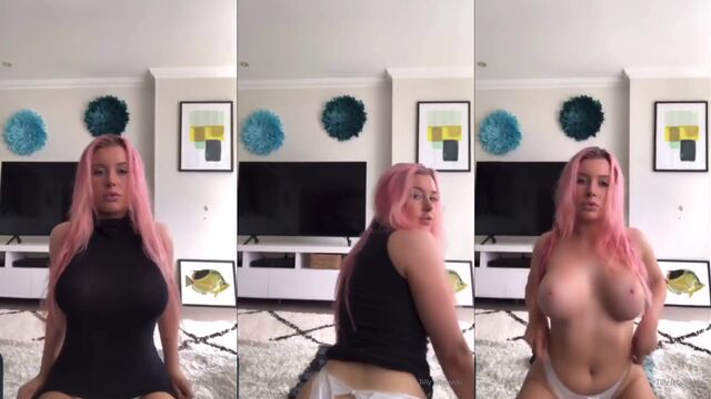Tilly Lebowski's sexy schoolgirl outfit and lingerie try-on haul