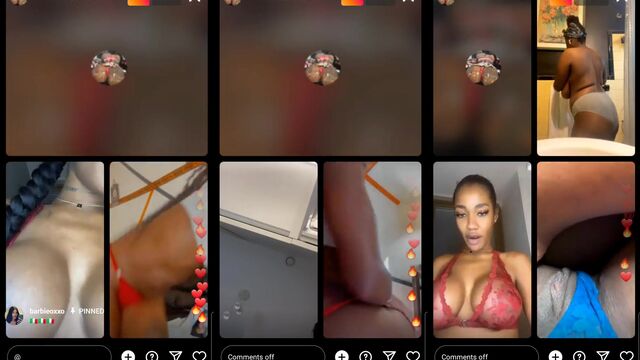 Big booty twerks in shower, steamy compilation video