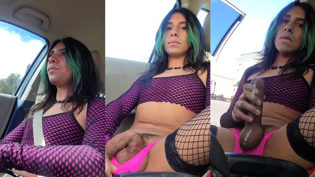 A cute femboy is passionately engaged in intimate acts