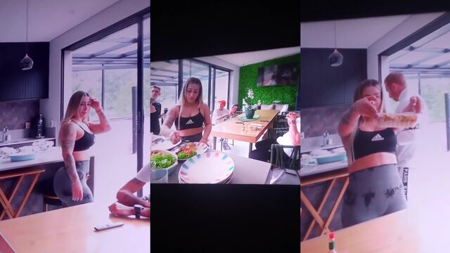 Allana Azevedo, a sexy MC, performs with a vibrating bundle of pleasure