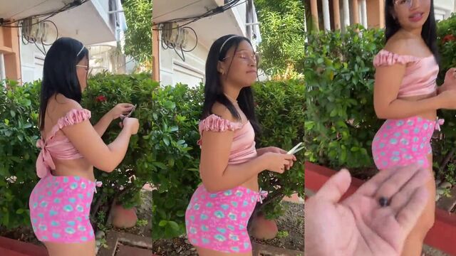 Hot youtuber tries on the smallest two-piece lingerie ever