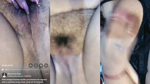 A fat and sexy woman shows her huge ass on Instagram