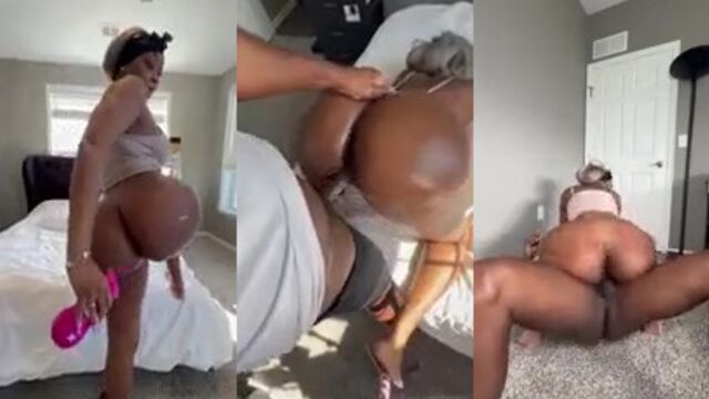 Ebony beauty got a great backshot after getting fucked hard