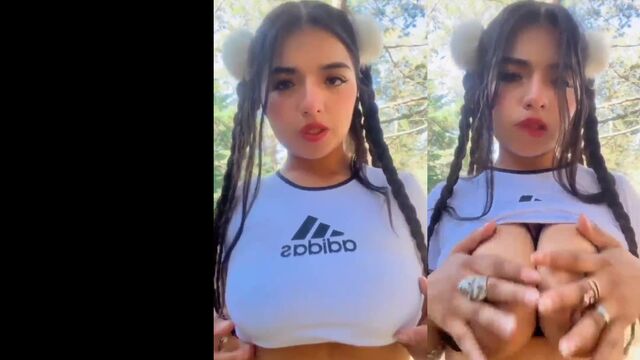The Mexican girl was very naughty with her stepfather