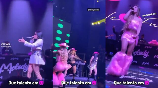 A very gostosa novinha is dancing sensually on the floor
