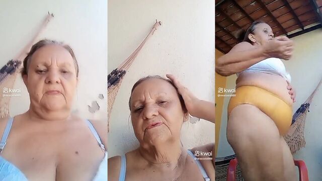 Bucetona da velha mechendo até gozar