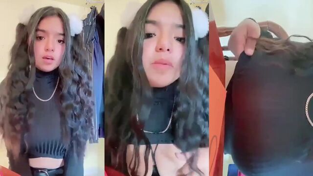 A hot Mexican girl has sex with her stepfather in bed