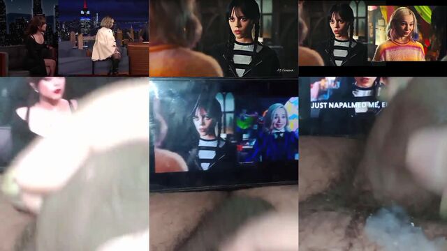 A hot tribute to Jenna Ortega and Emma Myers from Cumtribute
