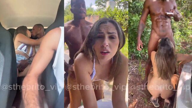 Corno ligou na hora enquanto a esposa se exibia no ponto
