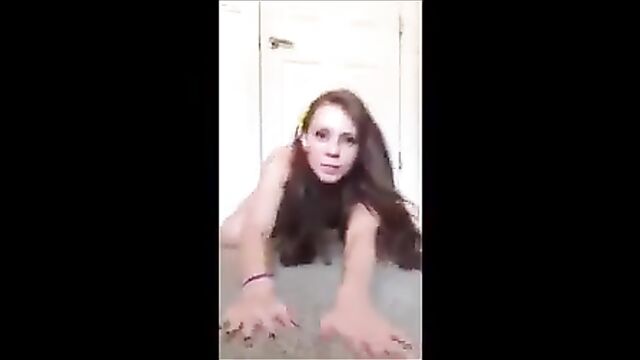 A young and beautiful girl masturbates her sweet pussy