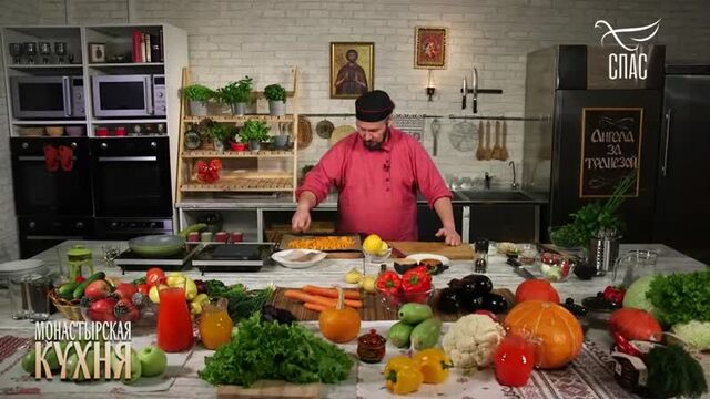 МОНАСТЫРСКАЯ КУХНЯ. КОТЛЕТЫ РЫБНЫЕ. САЛАТ ИЗ ТЫКВЫ И РУККОЛЫ С ОРЕХАМИ И ГРАНАТОМ.