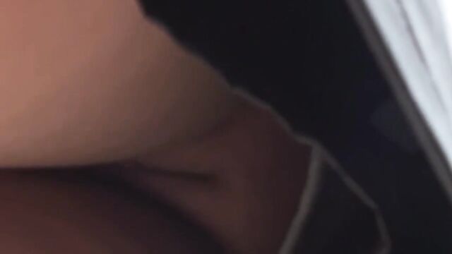 Public flashing with no panties, daring upskirt view