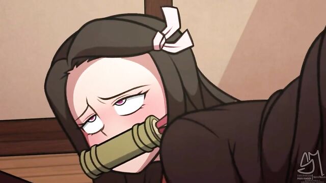 Hentai animation with Demon Slayer characters getting intimate