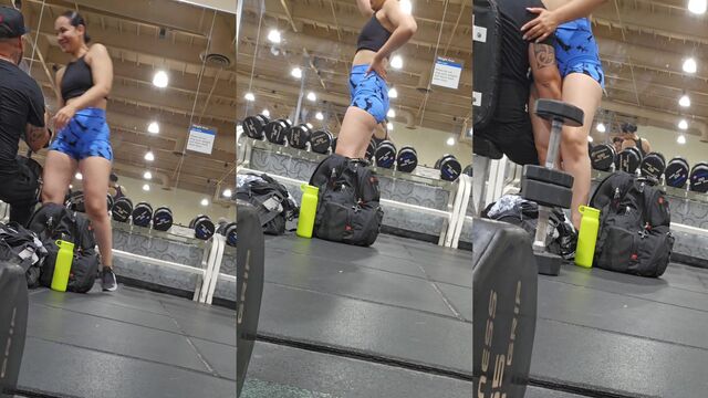 Short and sweet gym session turns into intense street action