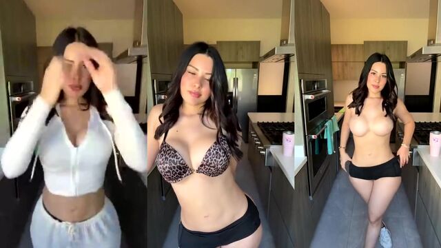 Busty Latina gets fucked hard in her bedroom