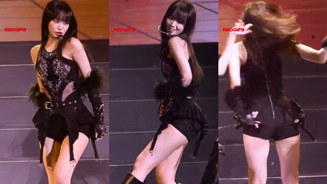 K-pop star Chaewon shows her sexy dance moves in underwear