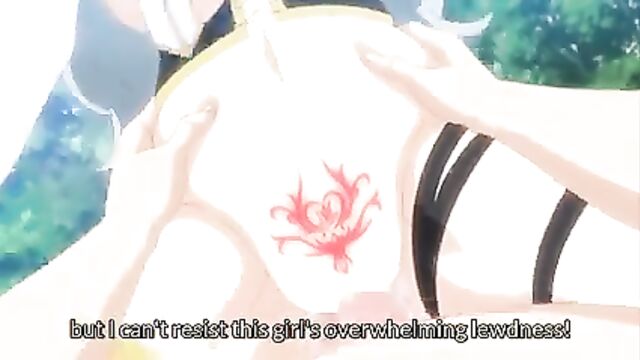 Cute anime girl fingers herself and comes