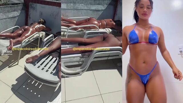 Thick Latina slut from favela gets fucked on the tape