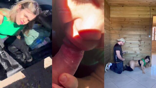 Midget Ana Ananzinha fucks with a guy and hides in his privacy