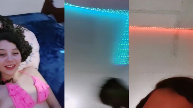 Hot couple has sex on camera with a sexy Brazilian branquinha