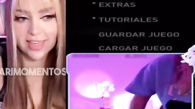 Mexicana woman plays with her big boobs in a seductive way