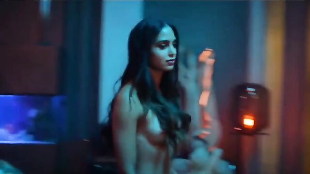 Celebrity Melissa Barrera enjoys intimate moments in this steamy video