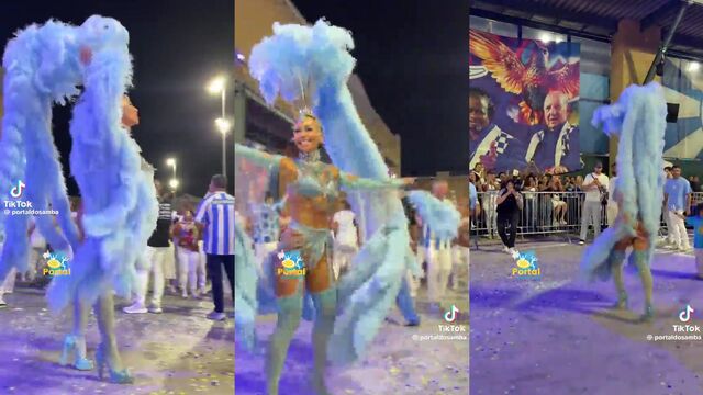 TikTok influencer shows her bikini body dancing in the nude