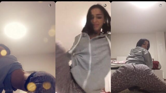 Hot Albanian beauty gets fucked hard on Snapchat and shows her wet pussy