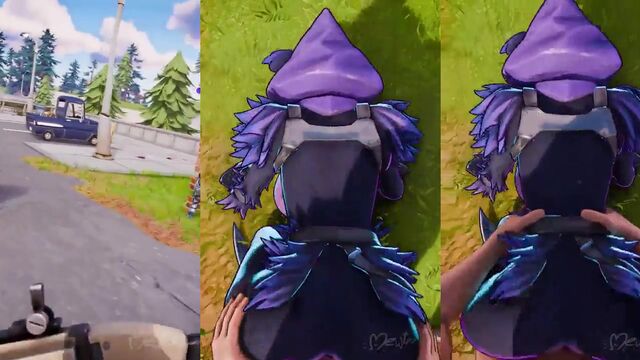 Hentai 3D action with Yuki in Fortnite style