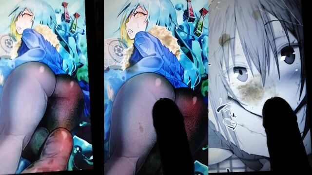 Hentai anime Rimuru Tempest gets his cum tribute in a hot scene