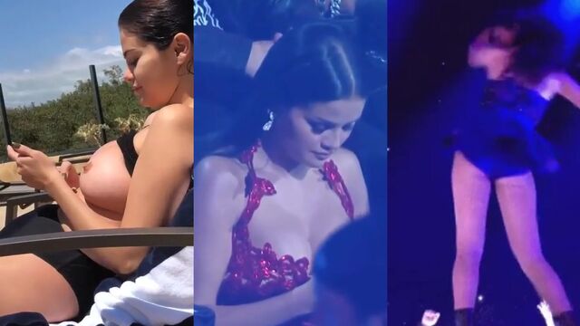 Hot celeb Selena Gomez in a steamy shower scene