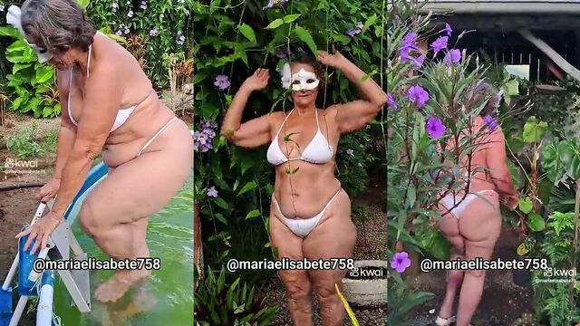 Hot Brazilian girl dancing and showing her hot body