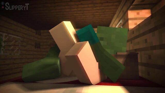 Jenny's odd adventure in a Minecraft world, fueled by 420 dood inspiration
