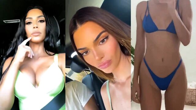 Celebrity women including Kim Kardashian star in a hot scene