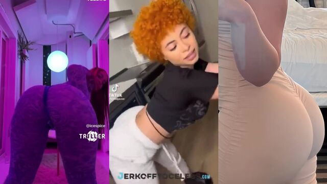 A fat dick chokes the fuck out of Ice Spice in this intense scene