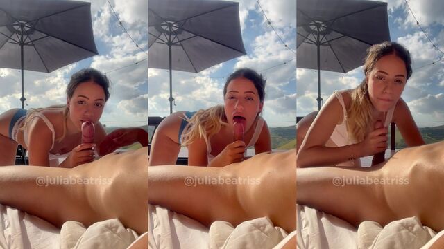 Namorada loira caiu na net e mostrou tudo